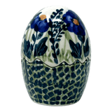 Salt & Pepper, Egg, 3" in "Bouncing Blue Blossoms" by Manufaktura | S115U-IM03