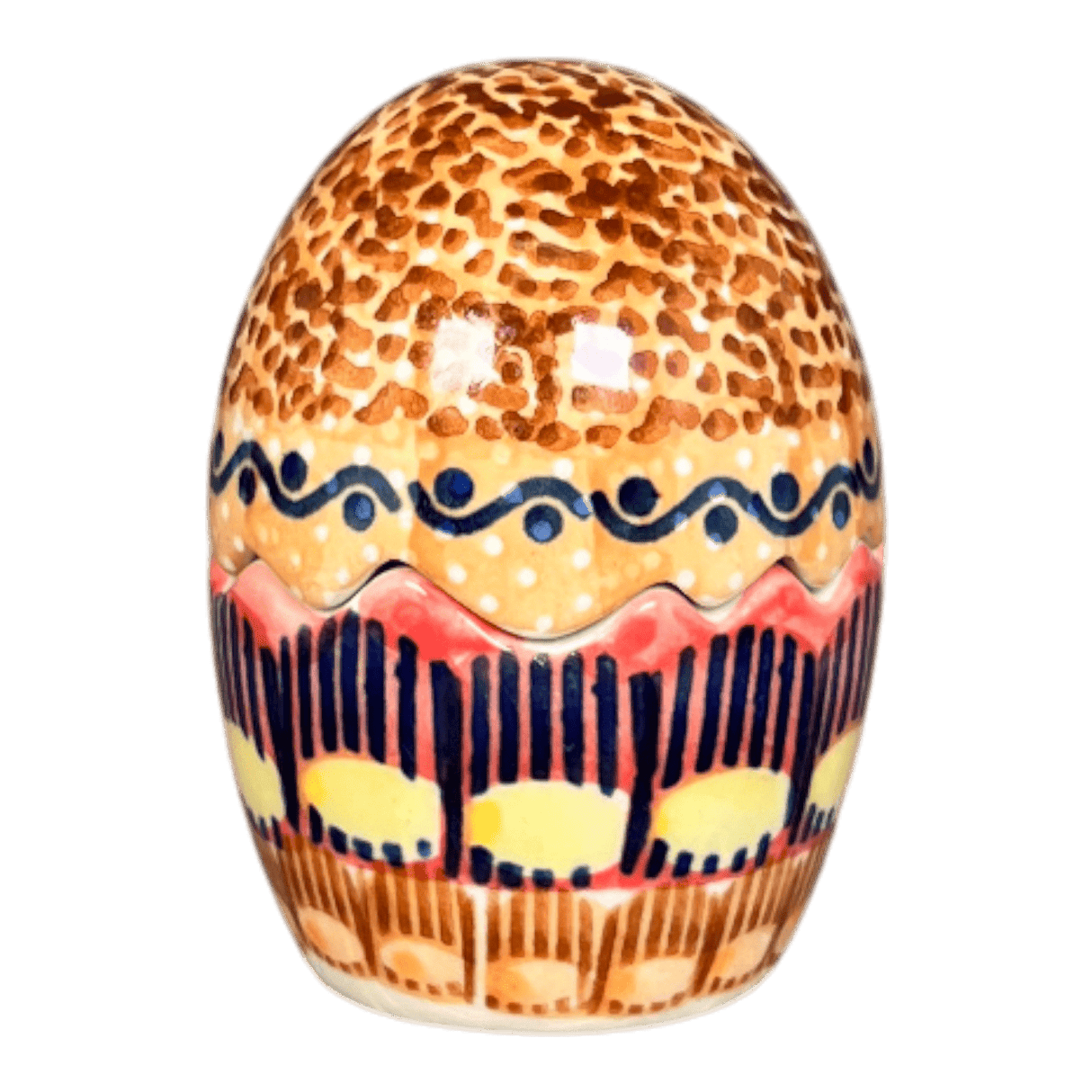 Salt & Pepper, Egg, 3" in "Desert Sunrise" by Manufaktura | S115U-KLJ