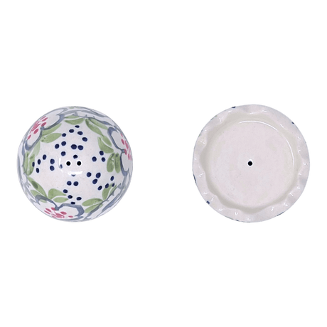 Salt & Pepper, Egg, 3" in "Flowers & Lace" by Manufaktura | S115U-P372