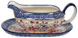 Gravy Boat, 14 oz in "Ruby Bouquet" by Manufaktura | S119S-DPCS