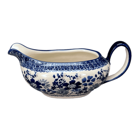 Gravy Boat, 14 oz in "Blue Life" by Manufaktura | S119S-EO39