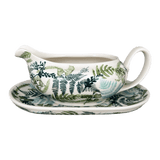 Gravy Boat, 14 oz in "Scattered Ferns" by Manufaktura | S119S-GZ39