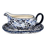 Gravy Boat, 14 oz in "Rambling Blues" by Manufaktura | S119S-GZ50