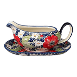 Gravy Boat, 14 oz in "Poppies & Posies" by Manufaktura | S119S-IM02