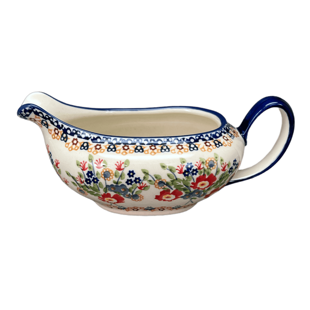 Gravy Boat, 14 oz in "Poppy Persuasion" by Manufaktura | S119S-P265