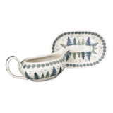 Gravy Boat, 14 oz in "Pine Forest" by Manufaktura | S119S-PS29