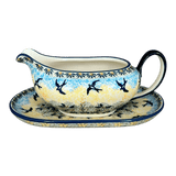 Gravy Boat, 14 oz in "Soaring Swallows" by Manufaktura | S119S-WK57