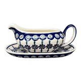 Gravy Boat, 14 oz in "Floral Peacock" by Manufaktura | S119T-54KK