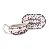 Gravy Boat, 14 oz in "Red Bird" by Manufaktura | S119T-GILE