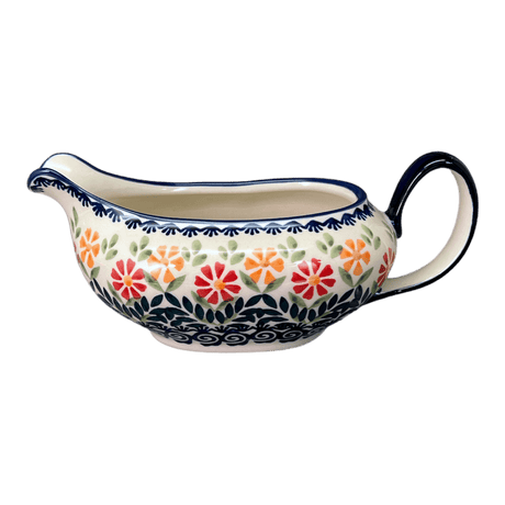 Gravy Boat, 14 oz in "Flower Power" by Manufaktura | S119T-JS14
