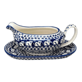 Gravy Boat, 14 oz in "Kitty Cat Path" by Manufaktura | S119T-KOT6