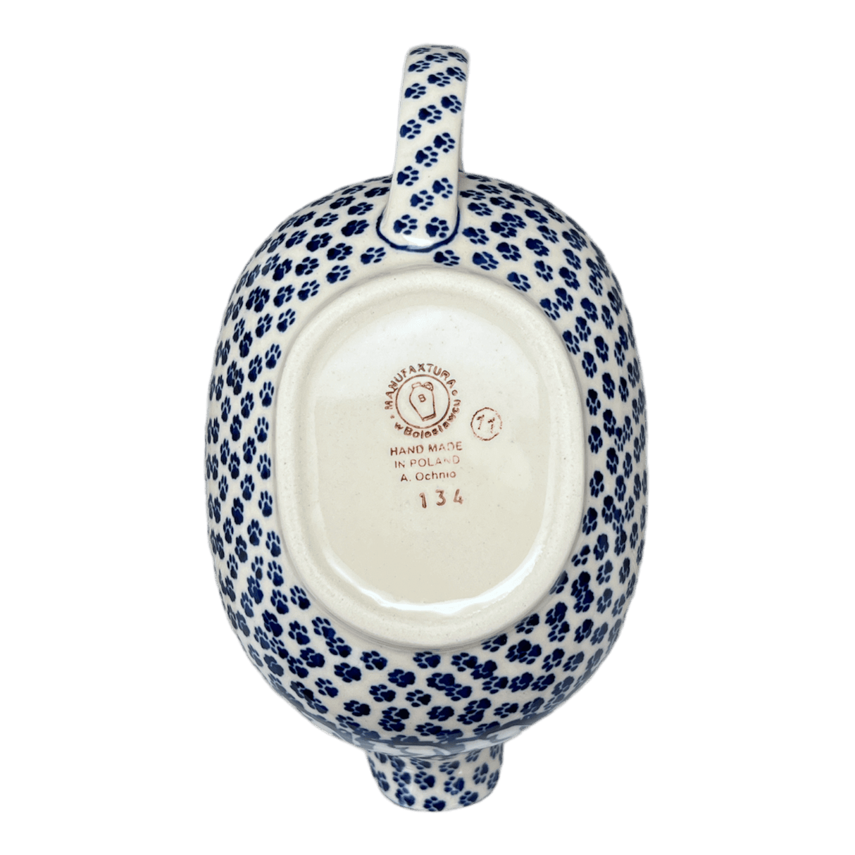 Gravy Boat, 14 oz in "Kitty Cat Path" by Manufaktura | S119T-KOT6