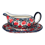 Gravy Boat, 14 oz in "Strawberry Fields" by Manufaktura | S119U-AS59