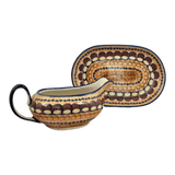 Gravy Boat, 14 oz in "Desert Sunrise" by Manufaktura | S119U-KLJ