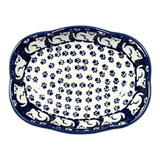 Dish, Cloud-Shaped, Small 3" x 5" in "Kitty Cat Path" by Manufaktura | S126T-KOT6