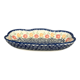 Dish, Cloud-Shaped, Large 9.5" x 7" in "Flower Power" by Manufaktura | S127T-JS14