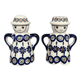 Salt & Pepper, Pair in "Floral Peacock" by Manufaktura | S131T-54KK