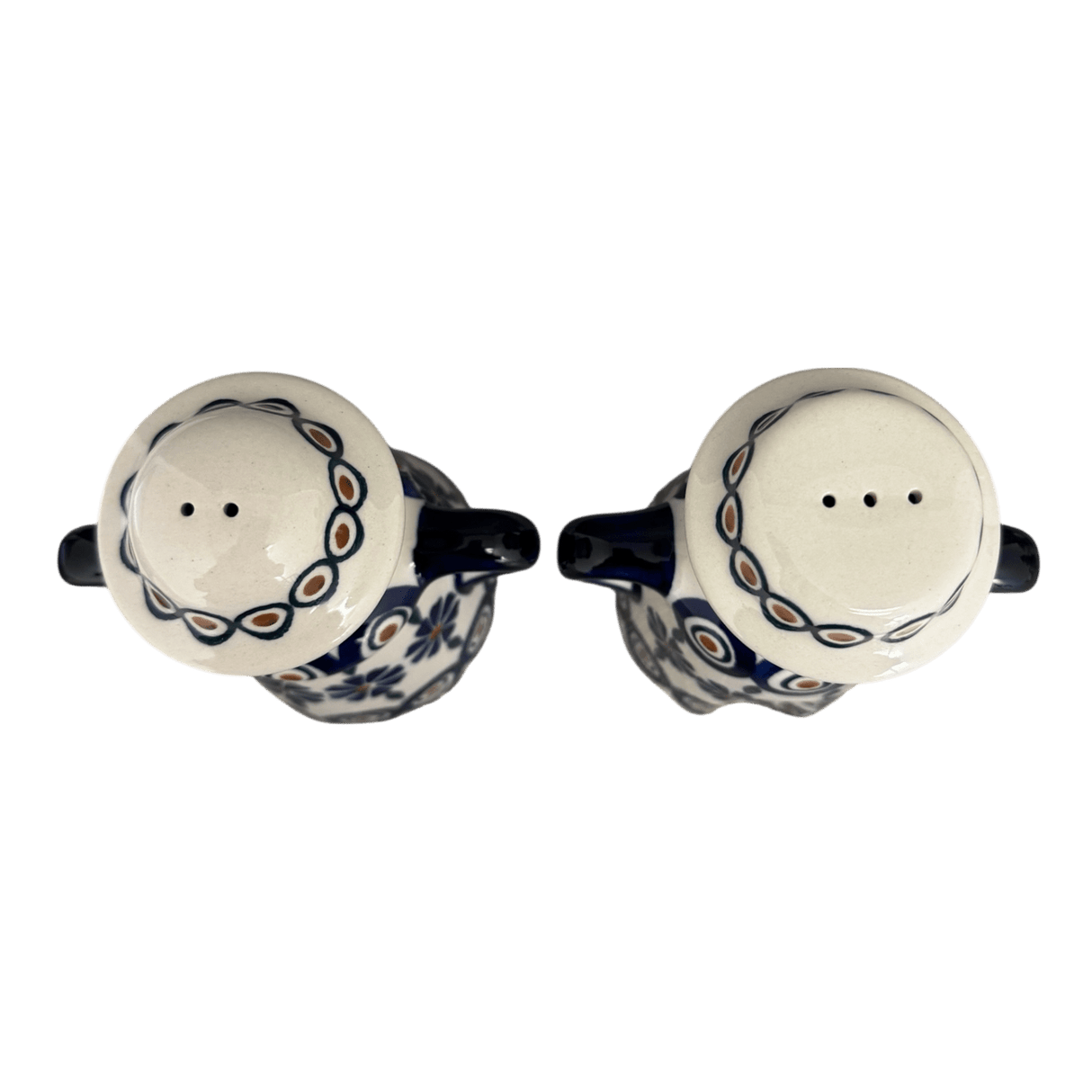 Salt & Pepper, Pair in "Floral Peacock" by Manufaktura | S131T-54KK
