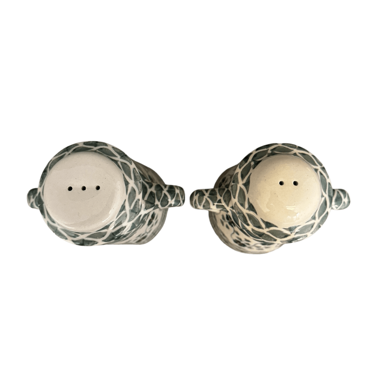 Salt & Pepper, Pair in "Woven Pansies" by Manufaktura | S131T-RV