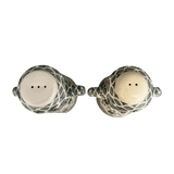 Salt & Pepper, Pair in "Woven Pansies" by Manufaktura | S131T-RV