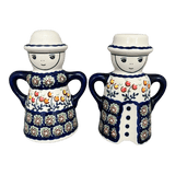 Salt & Pepper, Pair in "Floral Spray" by Manufaktura | S131U-DSO