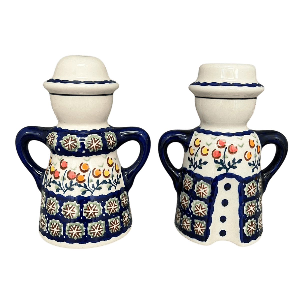 Salt & Pepper, Pair in "Floral Spray" by Manufaktura | S131U-DSO