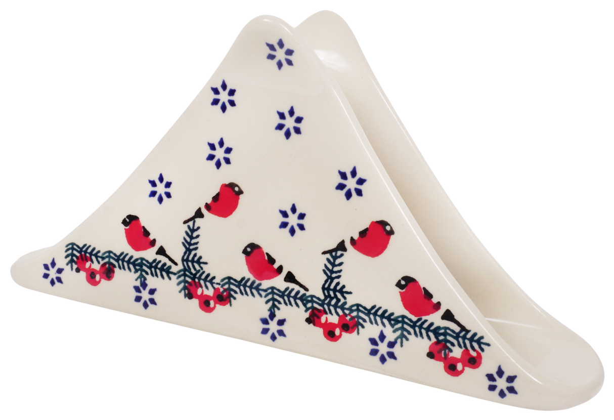 Napkin Holder, 8" in "Red Bird" by Manufaktura | S133T-GILE