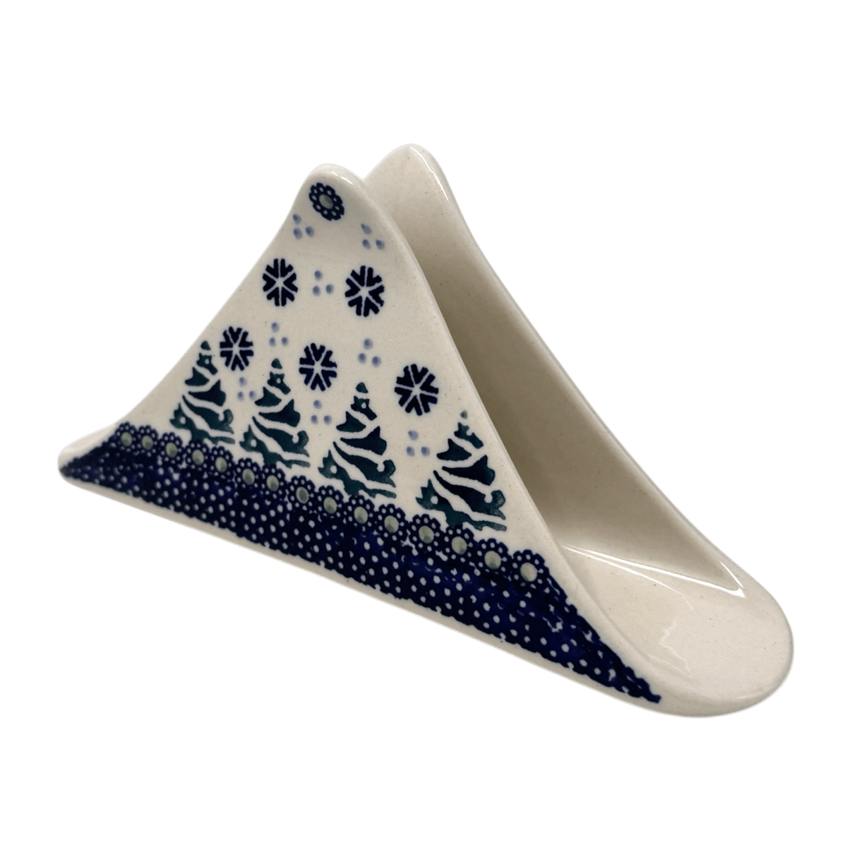 Napkin Holder, 8" in "Snowy Pines" by Manufaktura | S133T-U22