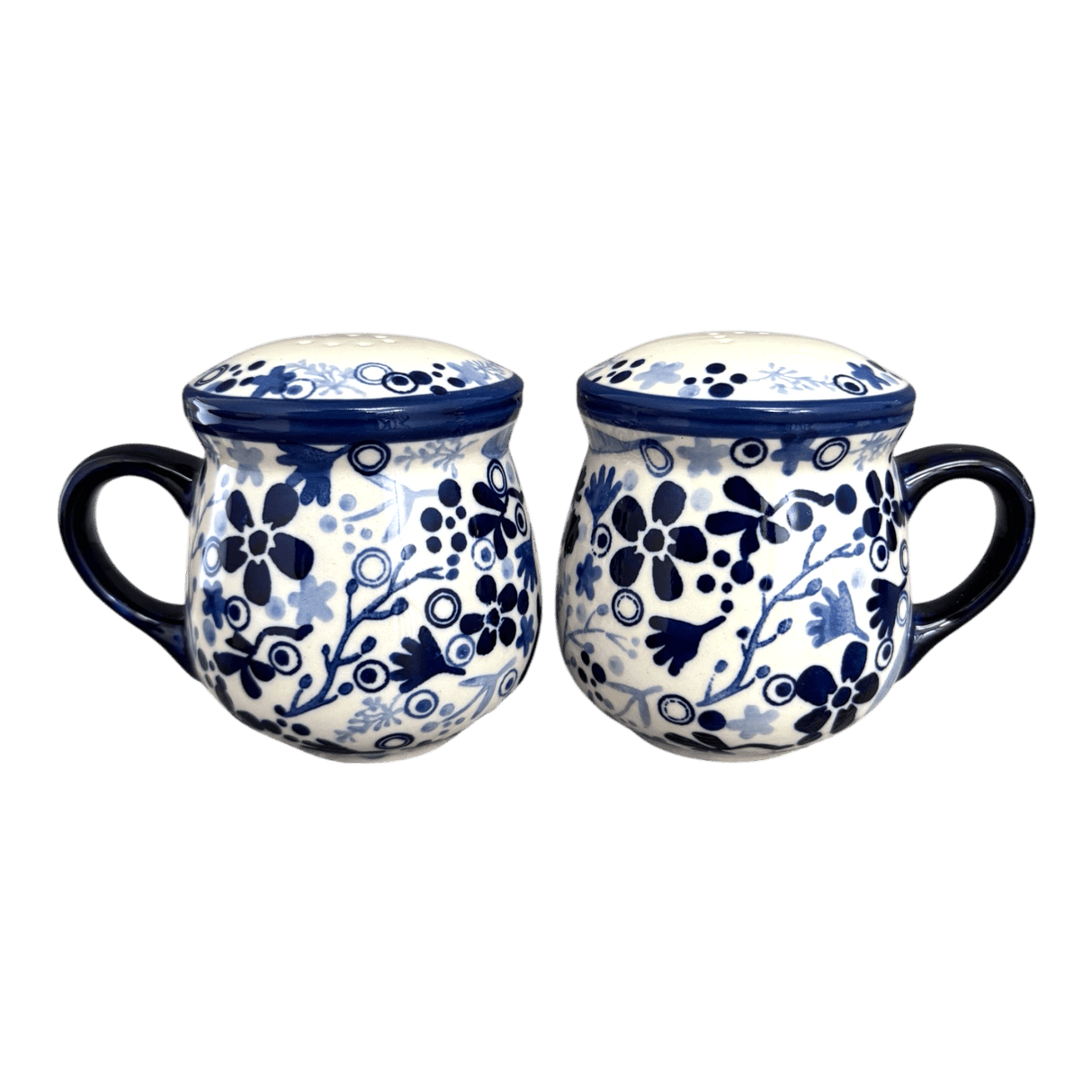 Salt & Pepper, Mug, 4" in "Rambling Blues" by Manufaktura | S138S-GZ50