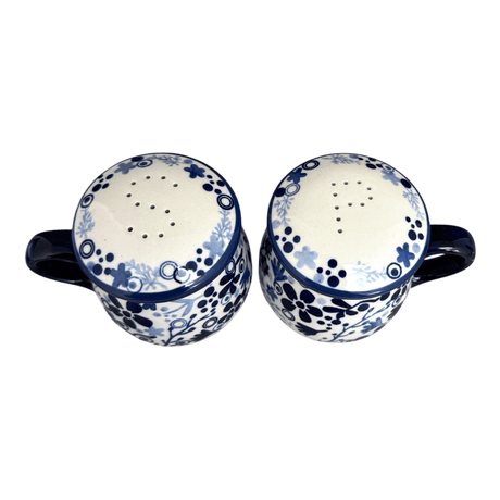 Salt & Pepper, Mug, 4" in "Rambling Blues" by Manufaktura | S138S-GZ50