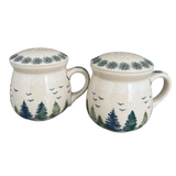 Salt & Pepper, Mug, 4" in "Pine Forest" by Manufaktura | S138S-PS29