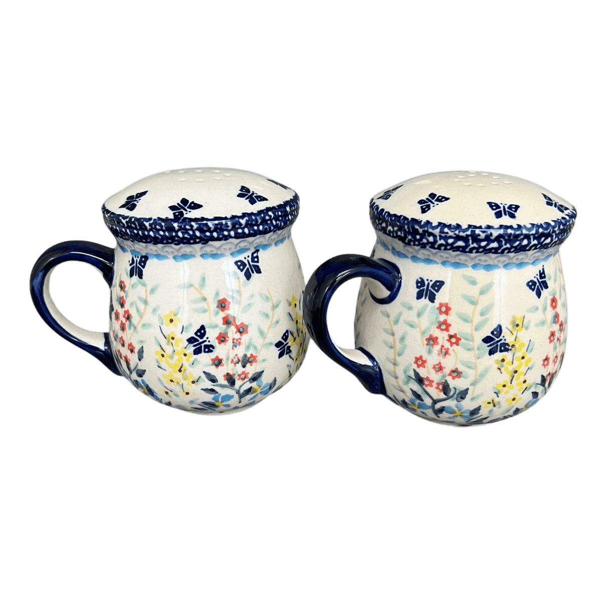 Salt & Pepper, Mug, 4" in "Butterfly Bounty" by Manufaktura | S138S-WK76