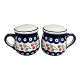 Salt & Pepper, Mug, 4" in "Cherry Dot" by Manufaktura | S138T-70WI