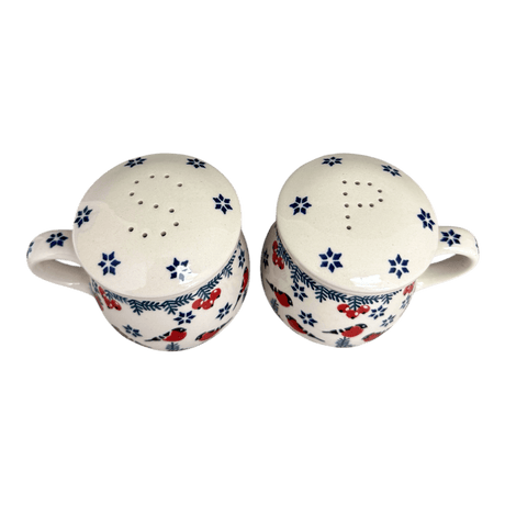 Salt & Pepper, Mug, 4" in "Red Bird" by Manufaktura | S138T-GILE