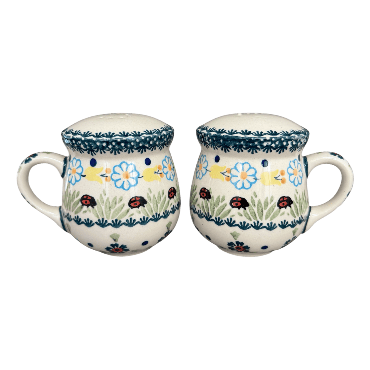 Salt & Pepper, Mug, 4" in "Lady Bugs" by Manufaktura | S138T-IF45