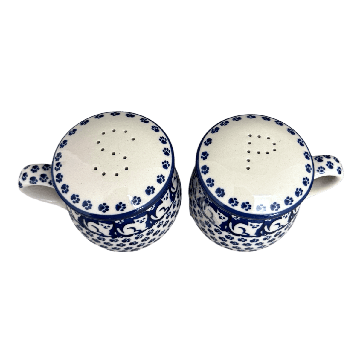 Salt & Pepper, Mug, 4" in "Kitty Cat Path" by Manufaktura | S138T-KOT6