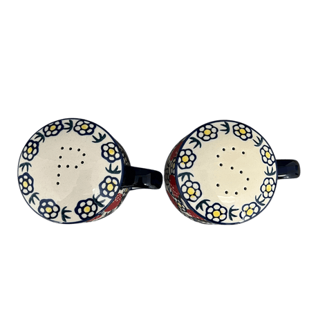 Salt & Pepper, Mug, 4" in "Strawberry Fields" by Manufaktura | S138U-AS59