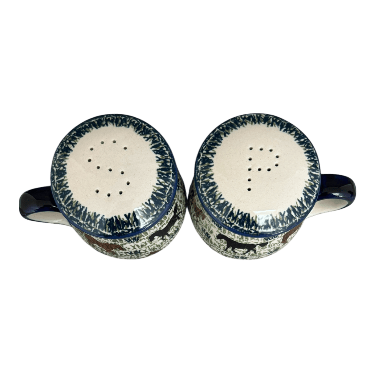 Salt & Pepper, Mug, 4" in "On the Range" by Manufaktura | S138U-INK2