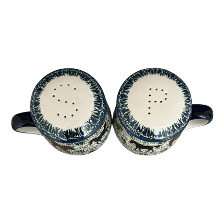 Salt & Pepper, Mug, 4" in "On the Range" by Manufaktura | S138U-INK2