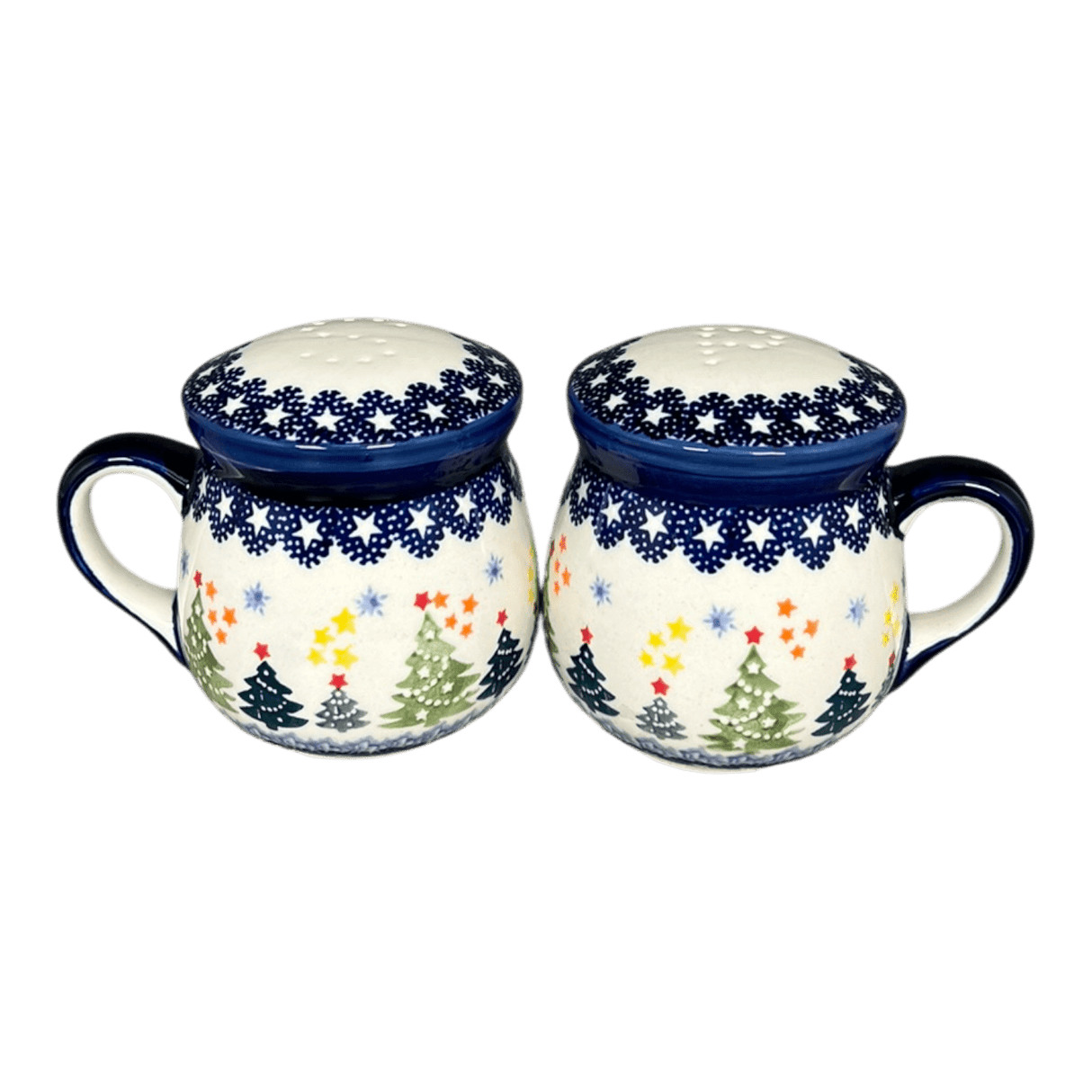 Salt & Pepper, Mug, 4" in "Festive Forest" by Manufaktura | S138U-INS6