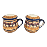 Salt & Pepper, Mug, 4" in "Desert Sunrise" by Manufaktura | S138U-KLJ