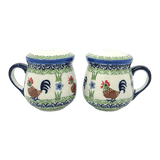 Salt & Pepper, Mug, 4" in "Chicken Dance" by Manufaktura | S138U-P320