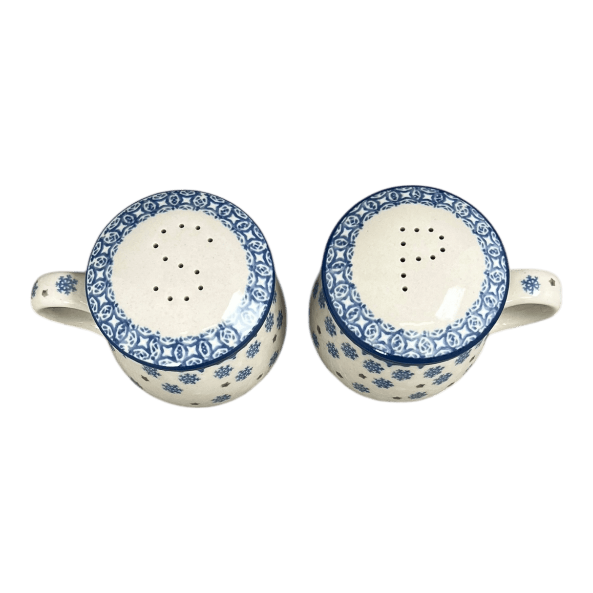 Salt & Pepper, Mug, 4" in "Snowflake Love" by Manufaktura | S138U-PS01