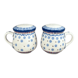 Salt & Pepper, Mug, 4" in "Snowflake Love" by Manufaktura | S138U-PS01