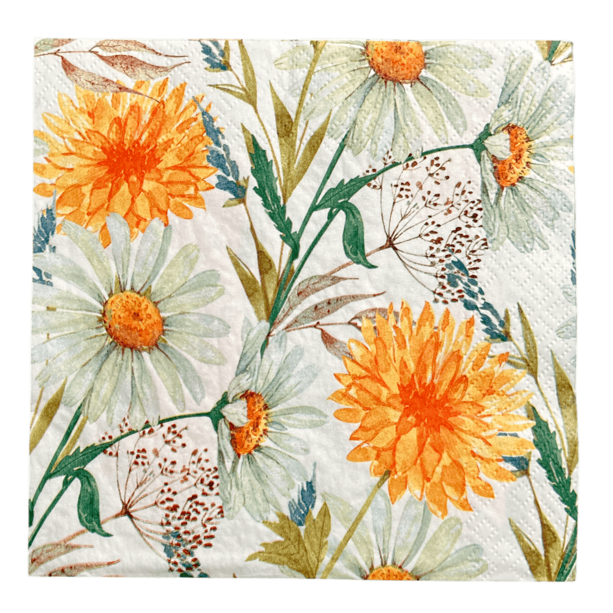 Dinner Napkins in "Marigolds & Wildflowers" by MAKI | SDOG-039801