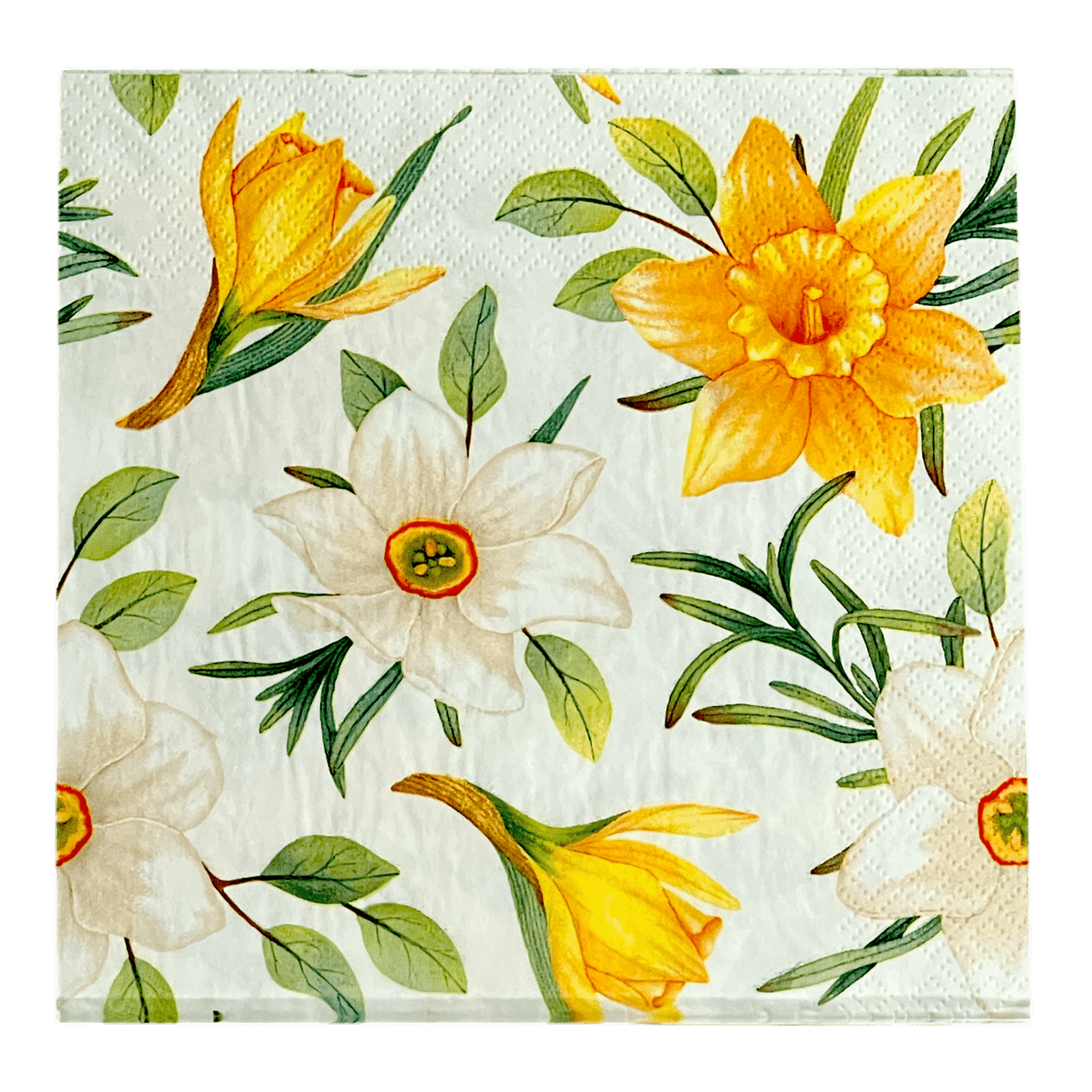 Dinner Napkins in "Watercolor Daffodils" by MAKI | SDWI-007601