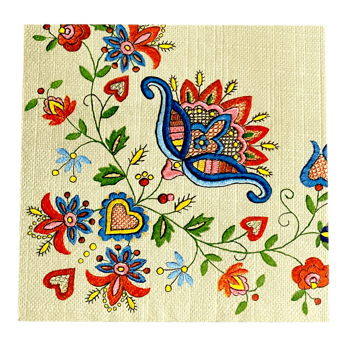 Dinner Napkins in "Folk Art" by MAKI | SLOG-016901