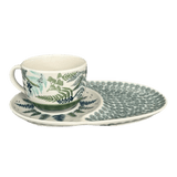 Plate, Oval, Soup & Sandwich, 11.75" x 7.25" in "Pine Forest" by Manufaktura | P006S-PS29