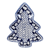 Christmas Tree Plate (Kitty Cat Path) | T006T-KOT6