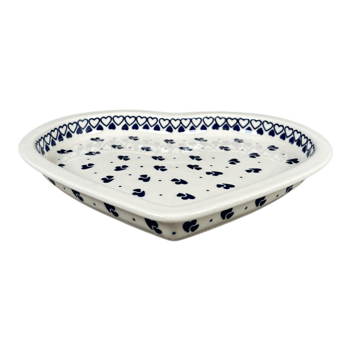 Plate, Heart-Shaped, 10.25" in "Heart-2-Heart" by Manufaktura | T118T-SE